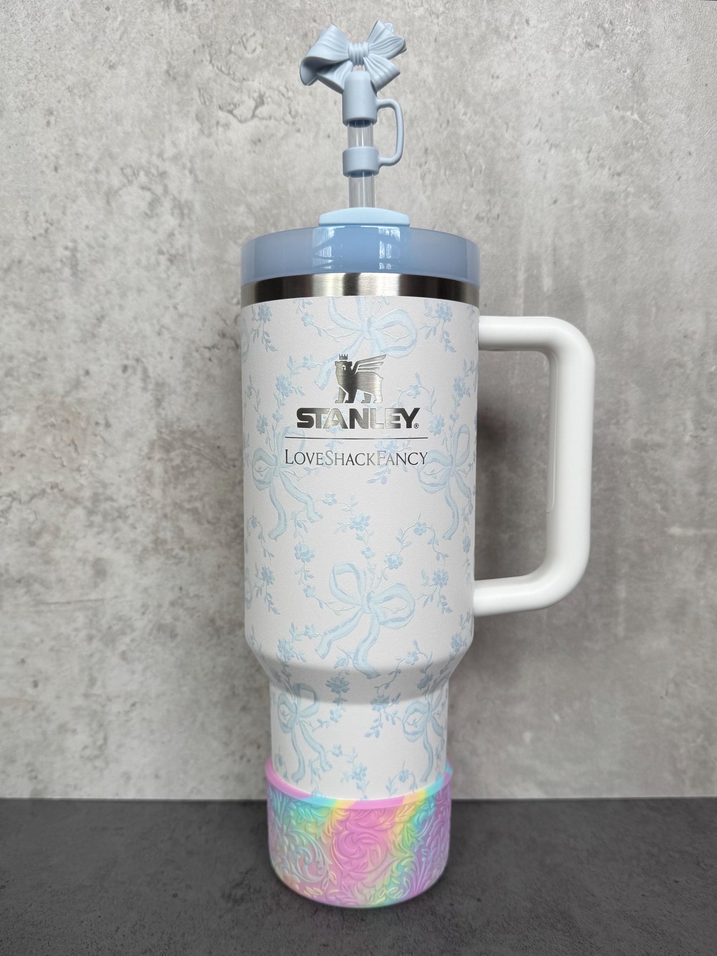 The Baroque Collection - Cotton Candy Clouds - Silicone Tumbler Boot 20-40oz