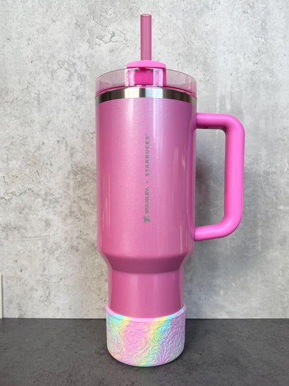 The Baroque Collection - Cotton Candy Clouds - Silicone Tumbler Boot 20-40oz
