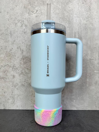 The Baroque Collection - Cotton Candy Clouds - Silicone Tumbler Boot 20-40oz