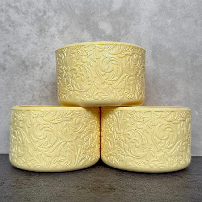 The Baroque Collection - Lemon Buttercream - Silicone Tumbler Boot 20-40oz