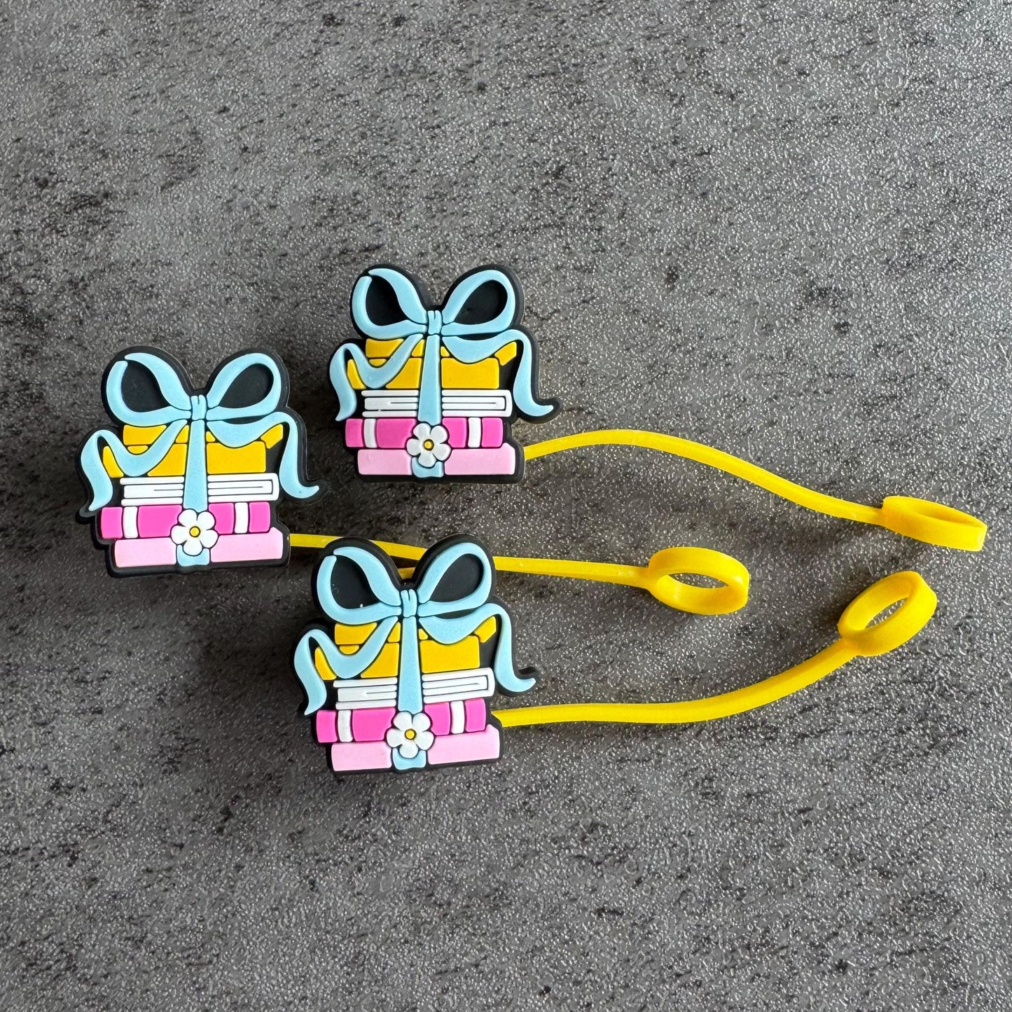 Coquette Book Stack 10mm Straw Topper