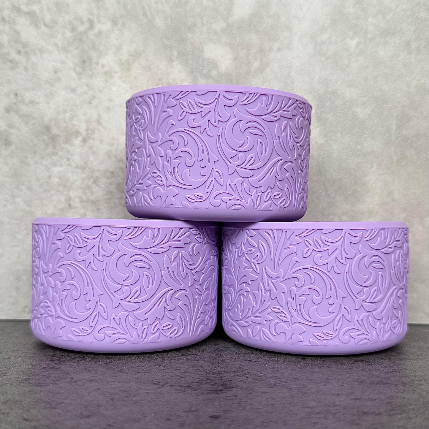 The Baroque Collection - Lavender - Silicone Tumbler Boot 20-40oz