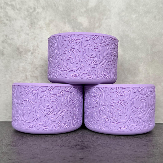 The Baroque Collection - Lavender - Silicone Tumbler Boot 20-40oz