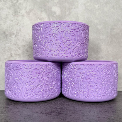 The Baroque Collection - Lavender - Silicone Tumbler Boot 20-40oz