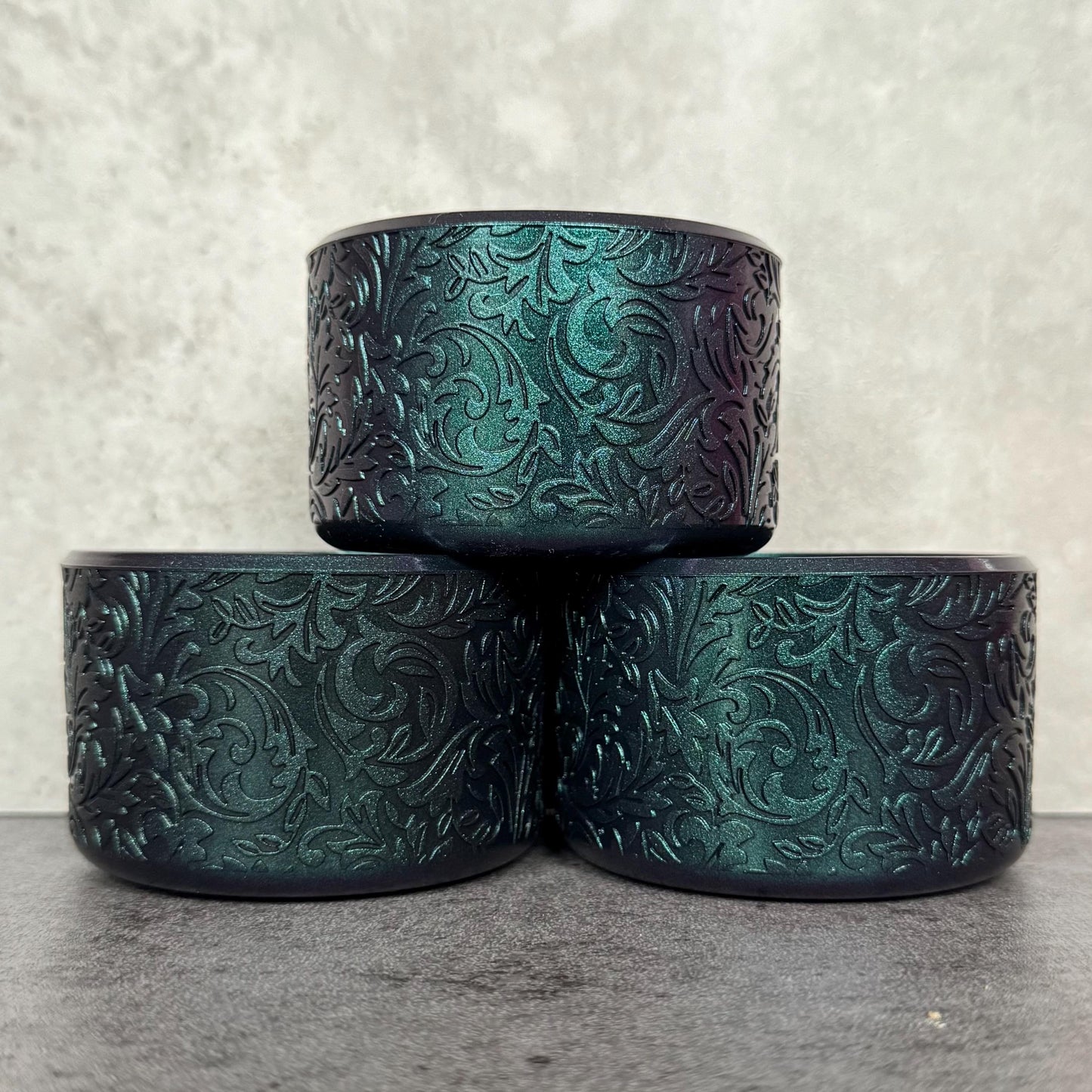 The Baroque Collection - Mermaid Chroma Metallic - Silicone Tumbler Boot 20-40oz