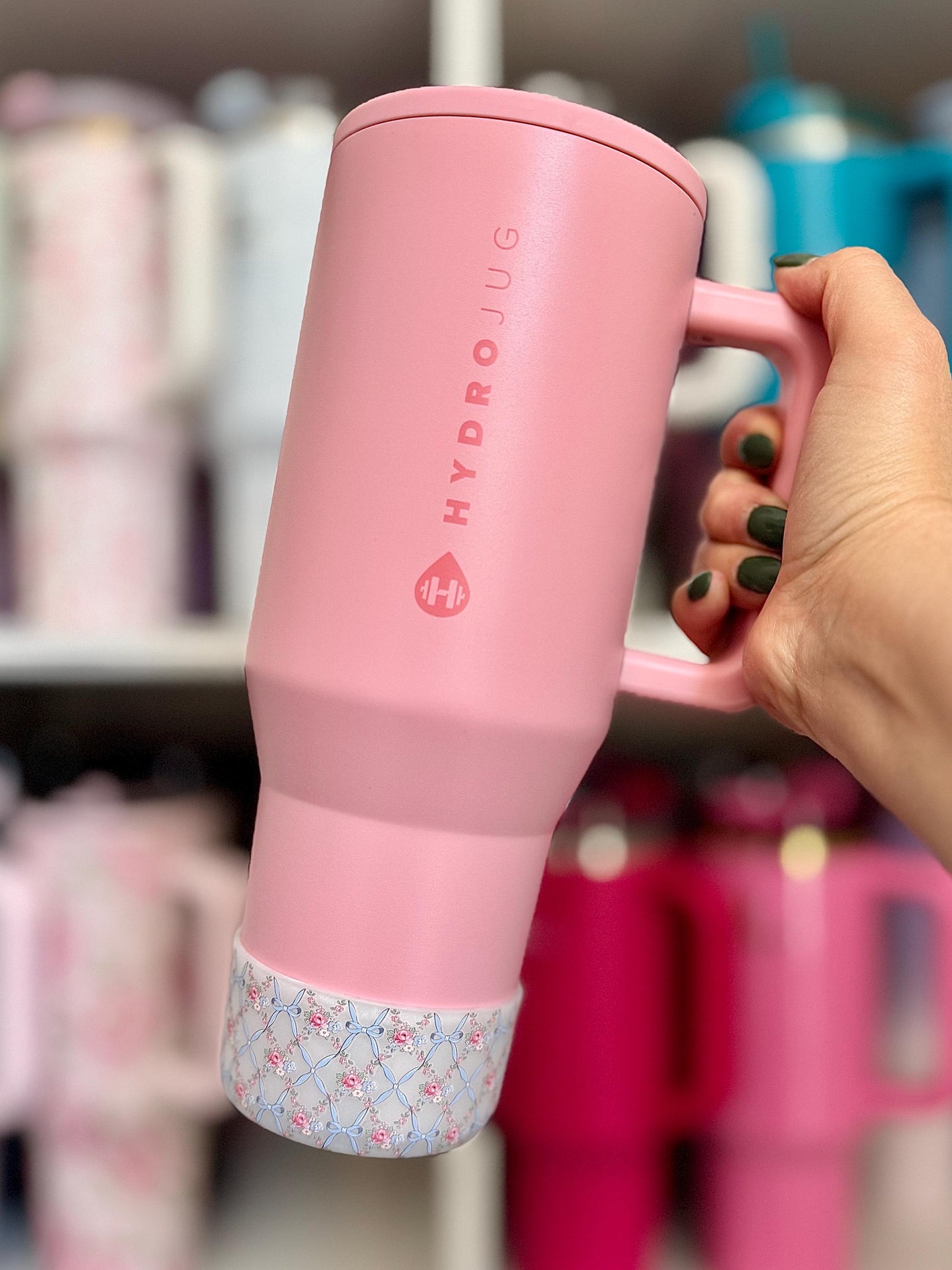 Ribbon Rosettes Collection - Belle and Sage Co. x Grit & Grace - Silicone Tumbler Boot 20-40oz