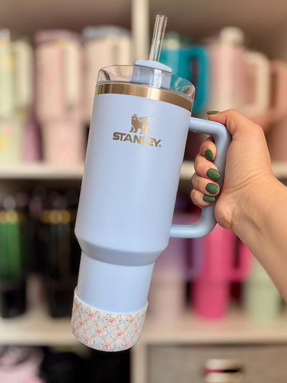 Ribbon Rosettes Collection - Belle and Sage Co. x Grit & Grace - Silicone Tumbler Boot 20-40oz