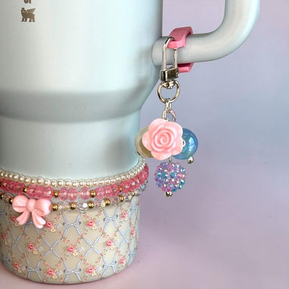 Ribbon Rosettes Collection - Belle and Sage Co. x Grit & Grace - Silicone Tumbler Boot 20-40oz
