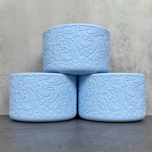 The Baroque Collection - French Blue - Silicone Tumbler Boot 20-40oz