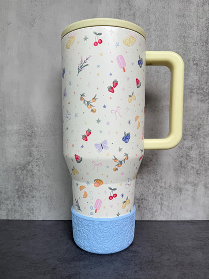 The Baroque Collection - French Blue - Silicone Tumbler Boot 20-40oz