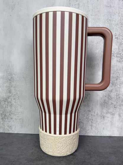 The Baroque Collection - Sand - Silicone Tumbler Boot 20-40oz
