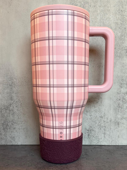 The Baroque Collection - Plum - Silicone Tumbler Boot 20-40oz