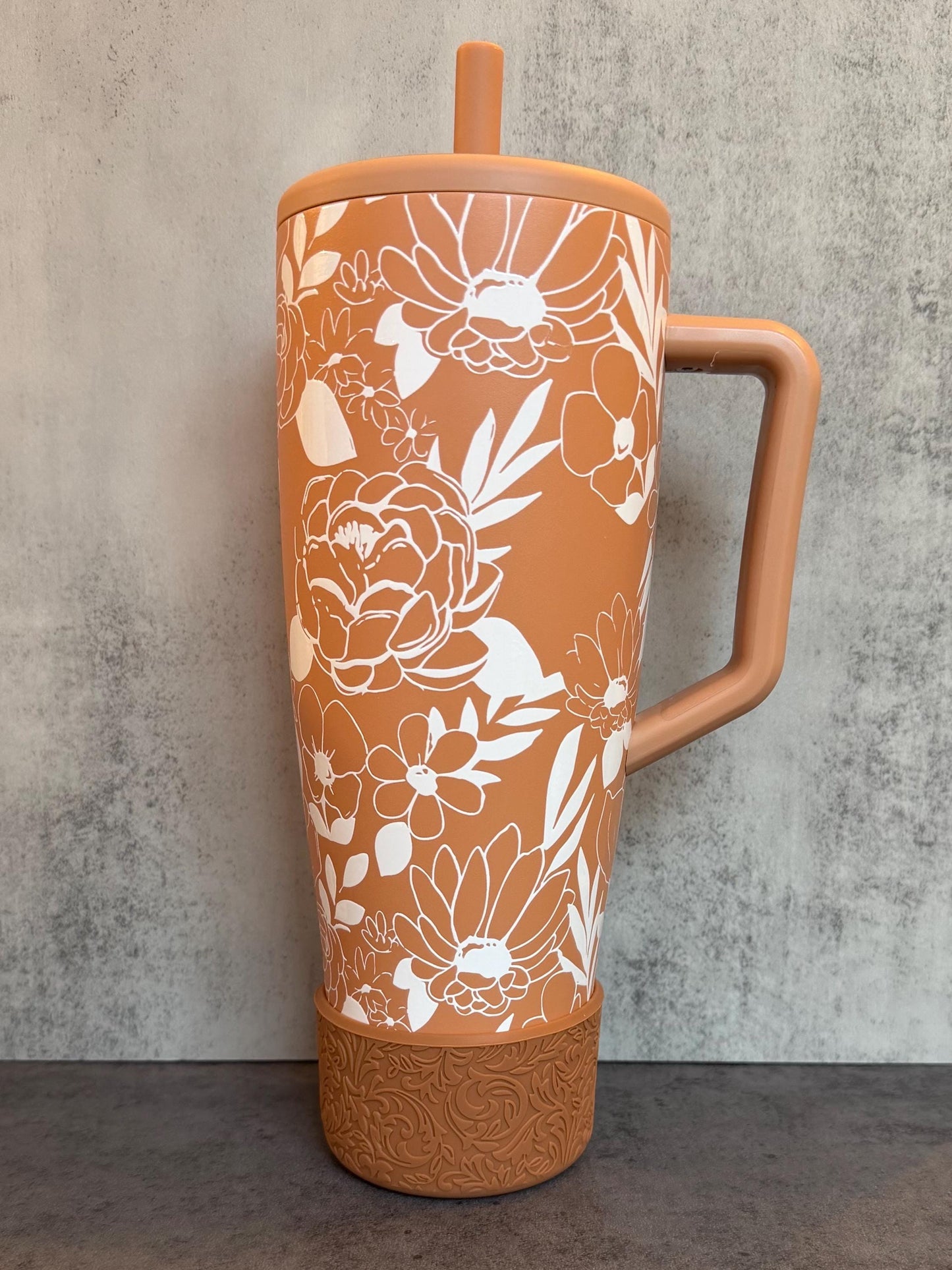 The Baroque Collection - Toffee - Silicone Tumbler Boot 20-40oz