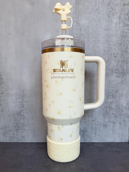 The Baroque Collection - French Vanilla - Silicone Tumbler Boot 20-40oz