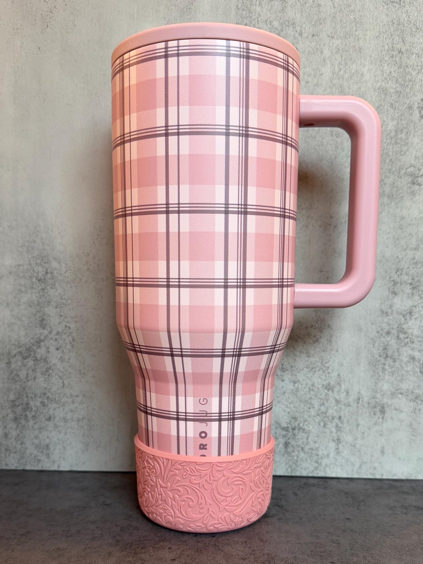 The Baroque Collection - Tea Rose - Silicone Tumbler Boot 20-40oz