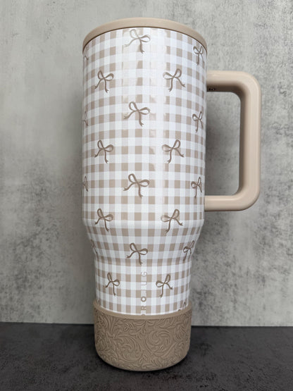 The Baroque Collection - Cashmere - Silicone Tumbler Boot 20-40oz