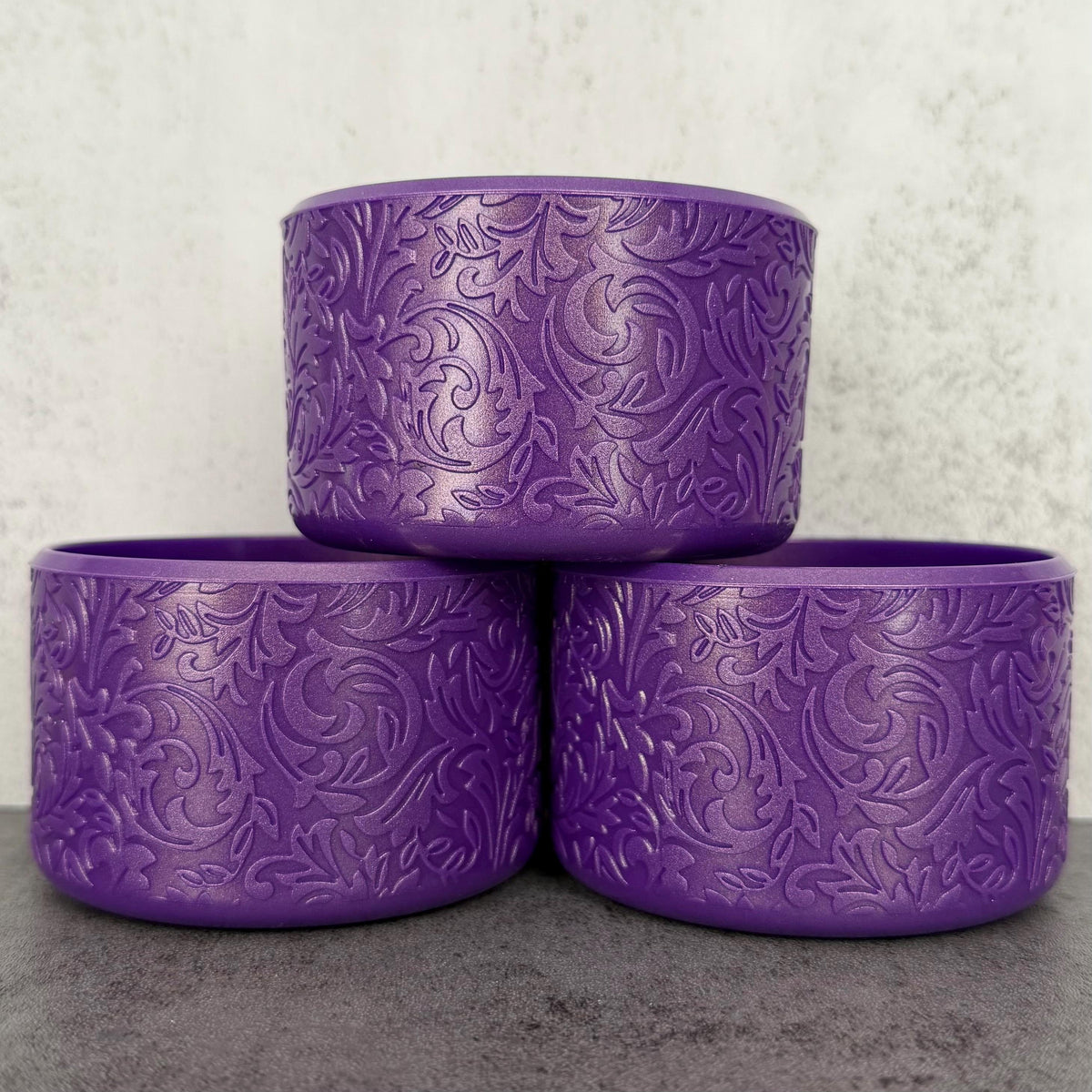 The Baroque Collection - Amethyst - Silicone Tumbler Boot 20-40oz