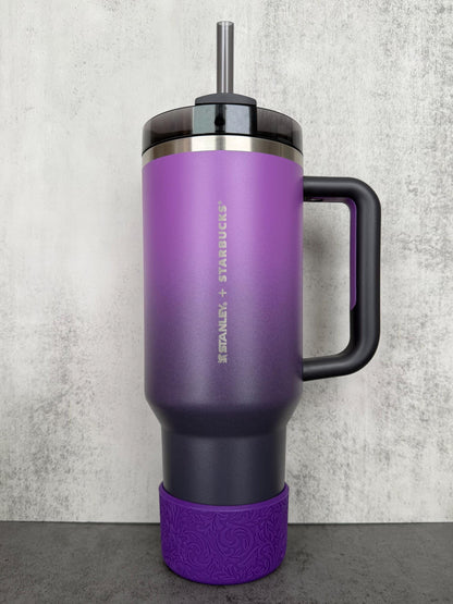 The Baroque Collection - Amethyst - Silicone Tumbler Boot 20-40oz