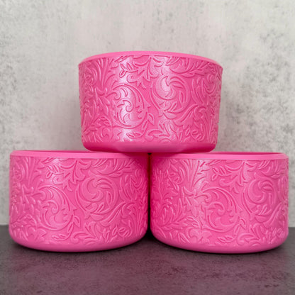 The Baroque Collection - Pixie Pink - Silicone Tumbler Boot 20-40oz