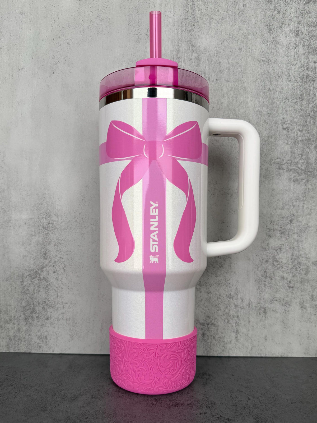 The Baroque Collection - Pixie Pink - Silicone Tumbler Boot 20-40oz