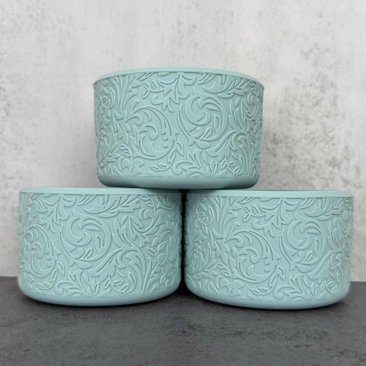 The Baroque Collection - Sea Glass - Silicone Tumbler Boot 20-40oz