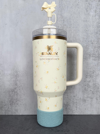 The Baroque Collection - Sea Glass - Silicone Tumbler Boot 20-40oz