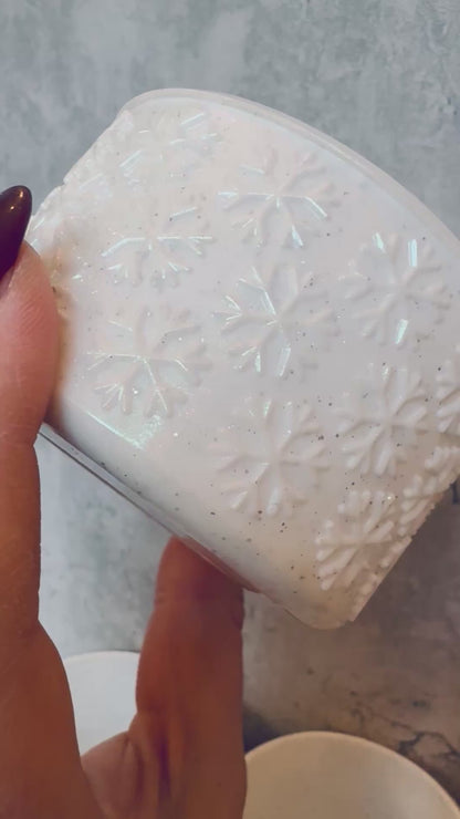 Glitter Snowflake - Silicone Tumbler Boot 20-40oz