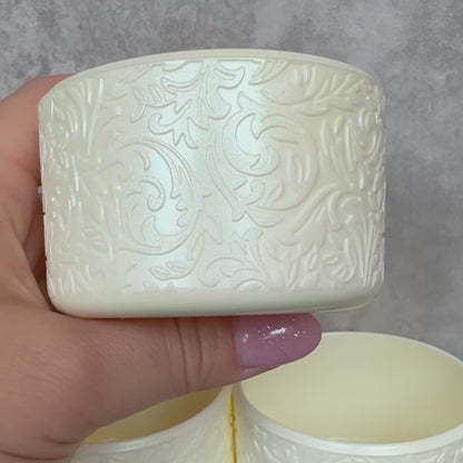 The Baroque Collection - Crème Shimmer - Silicone Tumbler Boot 20-40oz